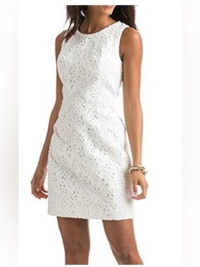 Vineyard Vines 143rd Kentucky Derby Dress Lace Horseshoe Sheath dress size 10